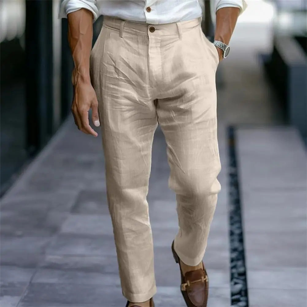 Pantaloni Cotone Lino – Freschi Tutto Il Giorno
