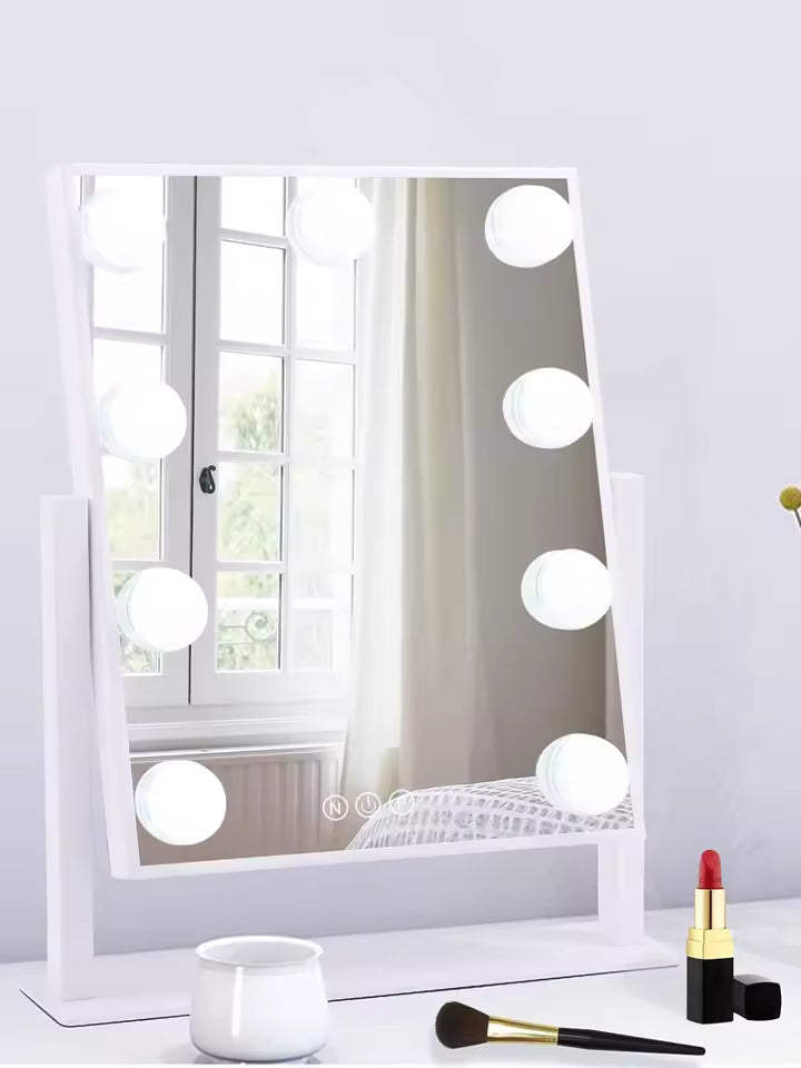 Specchio Hollywood con Luci LED Regolabili