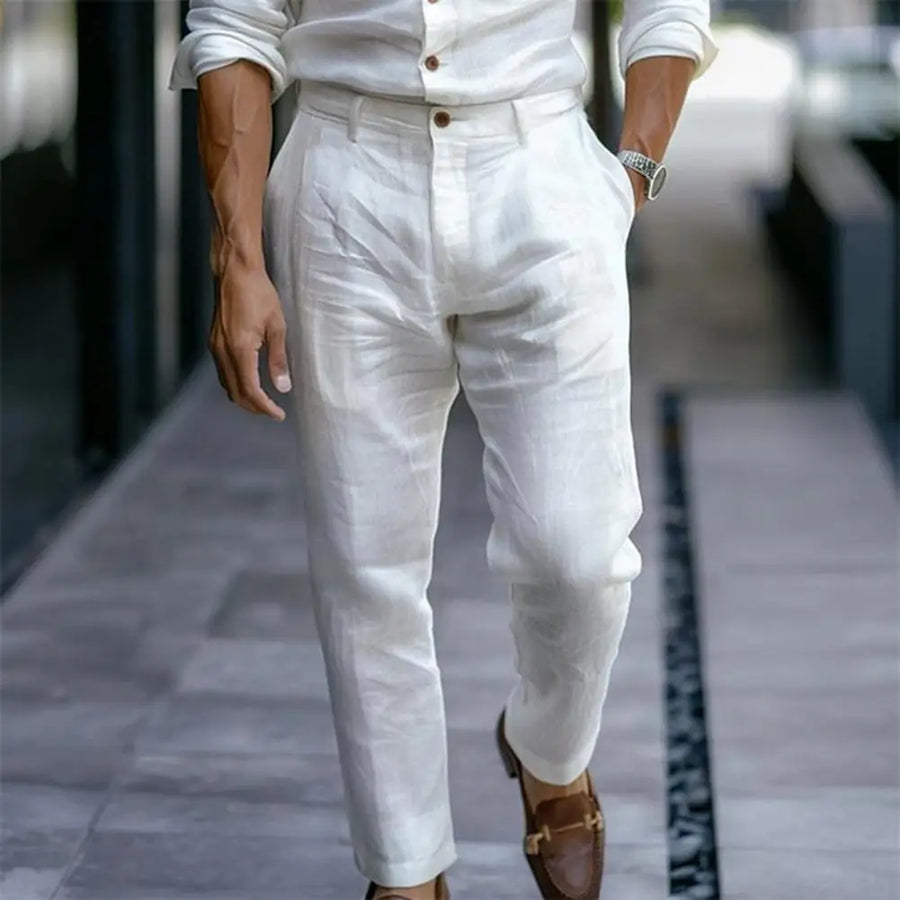 Pantaloni Cotone Lino – Freschi Tutto Il Giorno