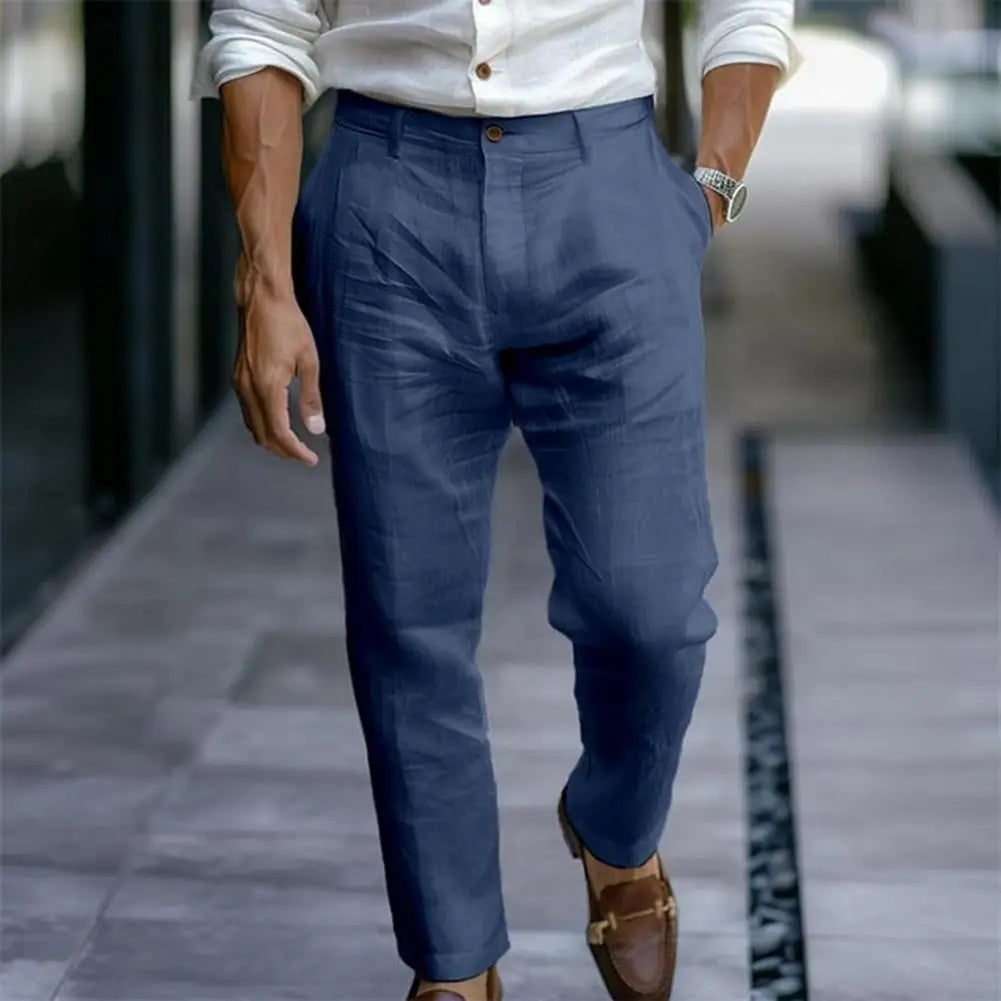 Pantaloni Cotone Lino – Freschi Tutto Il Giorno